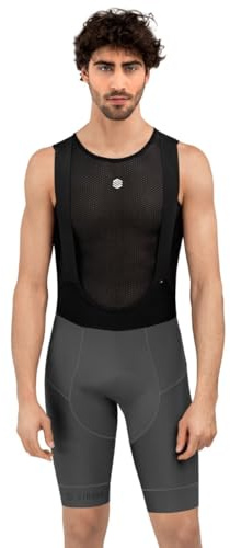 SIROKO - Salopette da Ciclismo SRX Maxim - XL - Grigio/Nero