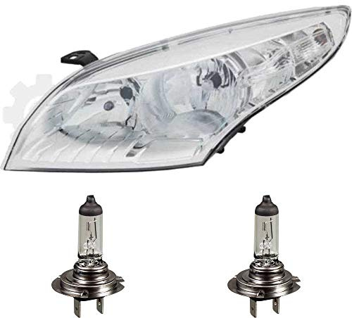 EISENFELS Bundle Set 106524031 erstellt mit Scheinwerfer links + Leuchtmittel H7 kompatibel Megane III Grandtour KZ0/1