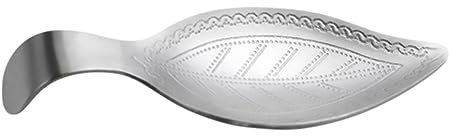 BESTonZON Stainless Steel Teaspoon Tea Spoon for Tea Leaves Practical Teaspoon for Stainless Steel Leaf Scoop for Coffee and