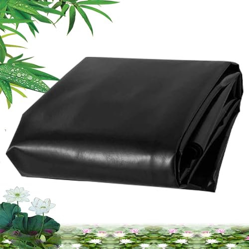 ORANGES HDPE Revestimiento De Estanque,1X5m 6X9m 11X13.0m Lona Estanques 0.12mm Lámina para Fuente De Agua Forro,Agua Base De Estanque Membrana,Jardín Cubierta(Size:3X4.0m)