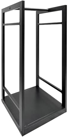 Blendend Soporte para leña 33x33x68 cm, resistente y práctico, ideal para almacenar y organizar leña en exteriores o interiores.