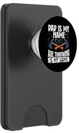 Papa est mon nom Le lancer de hache est mon jeu PopSockets PopWallet pour MagSafe