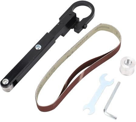 Kit di conversione per levigatrice a nastro per smerigliatrice, lega di alluminio efficiente per smerigliatrici angolari tipo 100 M10 M14