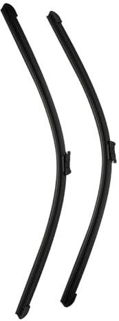 TECART 2PCES Gummi Scheibenwischer vorne Passt für VW GOLF 5 2005-2009 knochenloser Scheibenwischer Autoscheibenwischer Autozubehör Windschutzscheiben zubehör 600mm+475mm