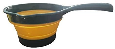 Zerodeko 2 pièces Louche à Eau Pliable Louche Ergonomique Plastique pour Cuisine et Jardin pour Usage Domestique et Professionnel Capacité Facile à Nettoyer