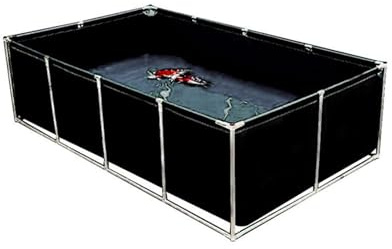 Piscina rettangolare fuori terra, struttura in acciaio resistente, facile da montare, capacità per famiglie e bambini, include toppa di riparazione, lunghezza 100 x larghezza 300 x altezza 70 cm