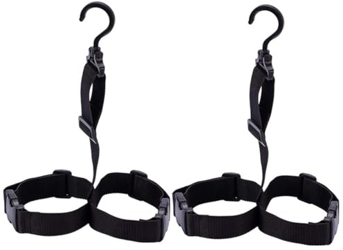 MOTHNUR 2 Sätze Angelstiefel Aufhänger Verstellbarer Wathosen Stiefelhalter Robust Polyester Zum Trocknen Und Aufbewahren Für Outdoor Angler