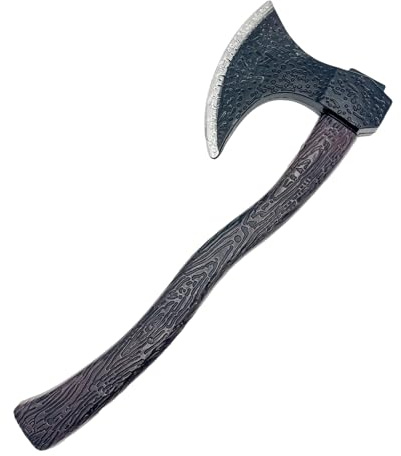 Hache de jeu, accessoires de cosplay, accessoires de hache de combat avec poignée antidérapante pour les événements de vacances, spectacles de scène dramatique, maison effrayante