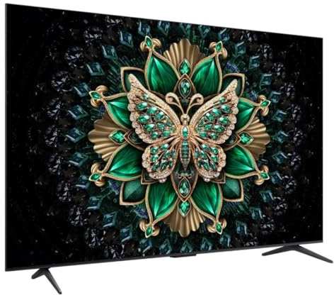TCL 85C6K 85 QD-Mini LED TV, 4K HDR Premium 1000nits, Smart TV avec Technologie Google TV (Dolby Vision IQ et Atmos, système Audio Onkyo 2.1, Motion Clarity Pro 144Hz, Game Master)