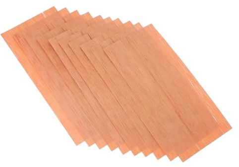 DECORNIJIA 10pcs Cedar Sheets Cigar Box Wood Chips 150x65mm 0.3mm Thickness Humidor Accessories for Freshening and Aromatic Enhancement Suitable for Cigar Boxes and Humidors