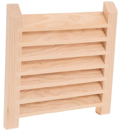 OATIPHO Grille De Ventilation en Bois pour Sauna Et Hammam Accessoire De Ventilation Solide Panneau De Bois en Mélèze pour Sauna Familial Conduit D’aération sans Humidité Installation Facile