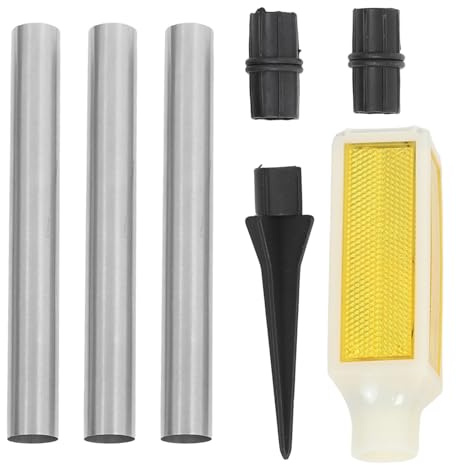 Outdoor Lawn Lamp Xmas Solar Yard Stake Light Waterproof Yellow | ABS PC Build, Easy Installation, Pathway Driveway Use, Backyard Garden Lawn Lighting