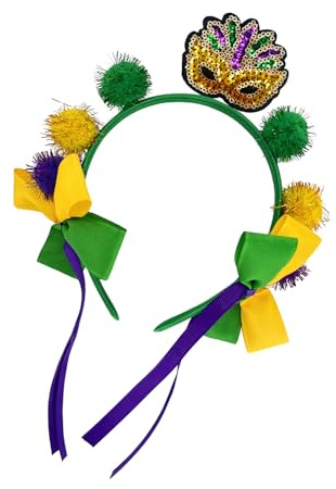 Bwuikim Lametta Stirnbänder, Cosplay, handgefertigte Haar Accessoires für Frauen, Maskerade Kopfbedeckung, Art Decors, Damen Party Stirnband