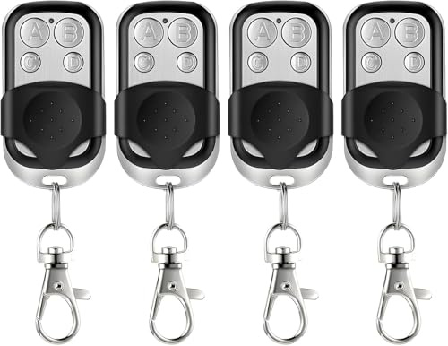 4 Pezzi Telecomandi Universali per Cancelli, Telecomando Cancello Universali 433,92 MHz, Telecomando per Cancelli, Telecomando Universale Cancello, Telecomandi Universali per Garage
