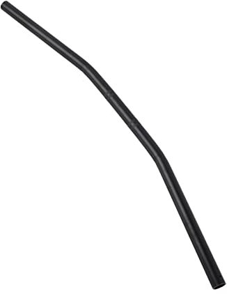 Elerose 7/8 pulgadas 22MM motocicleta Retro curva manillar negro plata acero manillar ajuste Universal para la mayoría de las motocicletas
