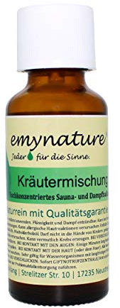 emynature® - Ätherisches Öl Sauna - und Dampfbadkonzentrat Kräutermischung 100% naturrein Inhalt 30 ml