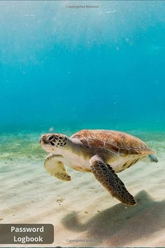 Turtle Password Logbook: Internet Password Organizer
