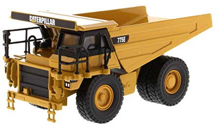 Caterpillar Diecast Masters Camion Fuoristrada 775E in Scala 1:64 - Costruzione Metal Series 85696 - Design Autentico del battistrada - Sterzo articolato - Realizzato in Metallo pressofuso con Parti