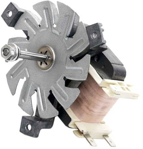 SPARES2GO Lüftermotor mit langem Schaft, kompatibel mit Logik Backofen Herd (YJ64-16A, 26W)