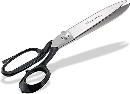 Stoffschere aus Solingen Schneiderschere mit Scharfem und Präzisem Schnitt – Made in Germany – Textilschere aus Hochwertigem Rostfreiem Edelstahl für Stoffe, Jeans, Textilien und Leder (8 Zoll)