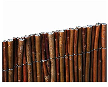 MUGAR- Cañizos de ocultación naturales de varias alturas, longitudes y materiales distintos- Delimitación de terrazas, jardines, balcones y zonas de ocio. (Mimbre sin pelar grueso, 2x5 m)