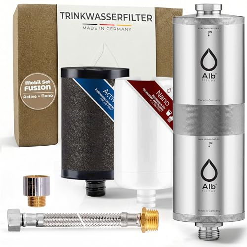 Alb Filter UNTERTISCH FUSION Wasserfilter Küche Edelstahl Natur