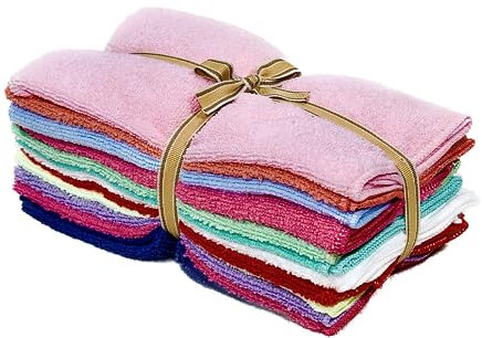 VIOVIE Allround Tuch Set 38x40 cm 12 Stück, Mikrofasertücher, Putztücher für EIN streifenfreies Ergebnis, Allzwecktücher Microfaser zur Reinigung Aller Materialien & Oberflächen