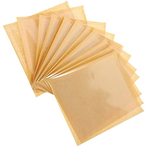 Kichvoe 100stücke Kraftpapier-brotbeutel Ölfestes Verpackungsmaterial Für Brot Kekse Und Snacks Für Partys Und Mit Praktischem Sichtfenster