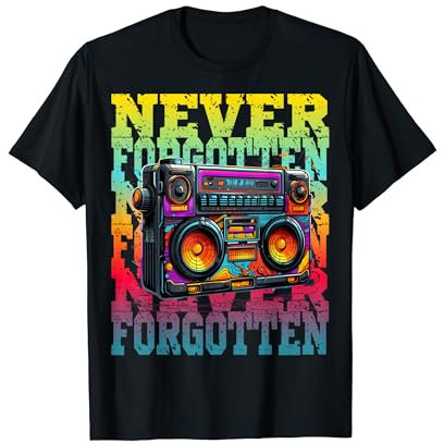 Vintage Boombox Retro Radio 80er 90er Musikliebhaber T-Shirt