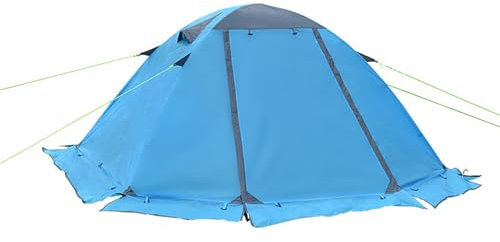 Tenda da campeggio Tenda impermeabile Tenda da esterno Tenda invernale ''Gonna da neve Tenda invernale 2 Persone Alluminio Palo Tenda Alpinismo Snowfield Leggero Zaino Quattro Stagioni Tenda ''