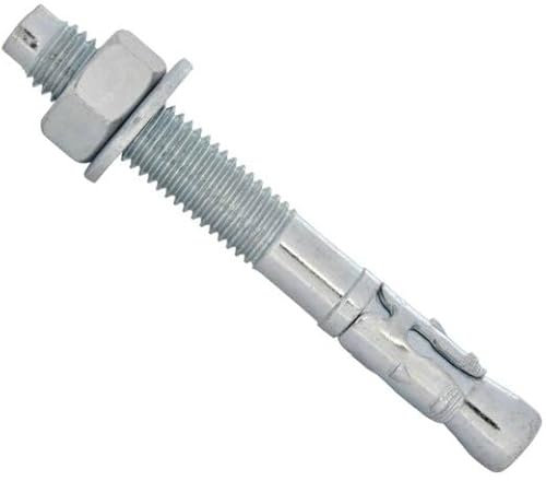 PARCO Bolzenanker, 10,0 x 120mm verzinkt 50 Stück - geeignet als Metall-Schlaganker, Bolzen Schraube, Betonanker, Schwerlastanker, Schwerlastdübel, Wandanker, Betondübel mit ETA Zulassung