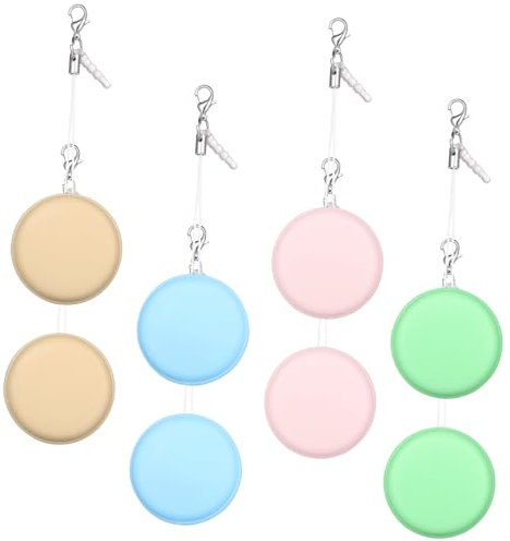 FRCOLOR 32 Pcs Téléphone Écran D'Essuie-Glace Lunettes De Tir Lingettes Pour Lunettes Nettoyeur Écran D'Ordinateur Essuyer Caméra Lentille Macaron Forme Écran