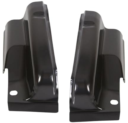YUOQDKE Pair Steel Door Outer Cab Corners Crew Cab Lt Rt Rear Left Right Bike377 for Ford for F150 2009-2014 Silver + Black Unfinished-Primary Powder Coated 1989-113 RRP3150