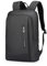 MARK RYDEN City Mochila para hombre, bolsillo múltiple, mochila ligera para el trabajo, desplazamientos para ordenador portátil con compartimento para ordenador de 15,6 pulgadas - Negro