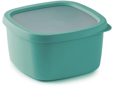 Snips, Aroma Box Contenitore Alimenti 1.5L Salva Freschezza, Impilabile, Microonde e Lavastoviglie, Box per Alimenti 17.5x17.5x10 cm, Azzurro, Made in Italy