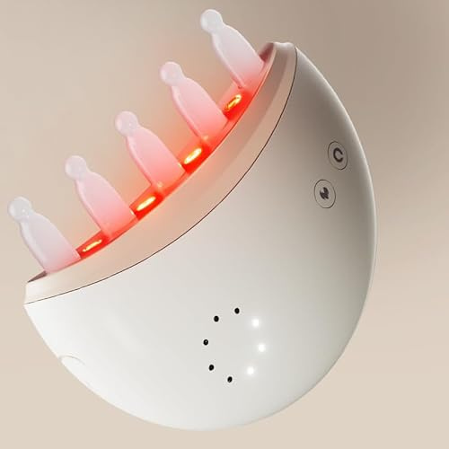 Elektrische Kopfhautmassagebürste mit 3 Modi – Vibrationsmassage zur Haarpflege & Kopfhautdurchblutung – Handmassagegerät für Männer & Frauen