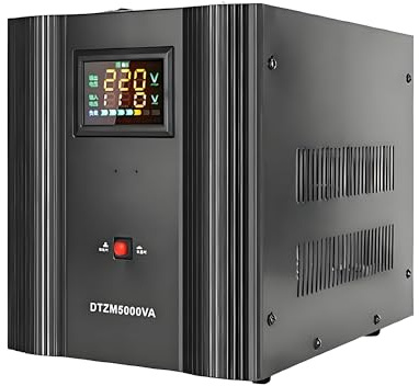 Generico Stabilizzatore di Tensione Automatico con Schermo LED, Uso Domestico monofase ad Alta precisione, Uscita Stabile 220 V Adatta for elettrodomestici instabili(10000)