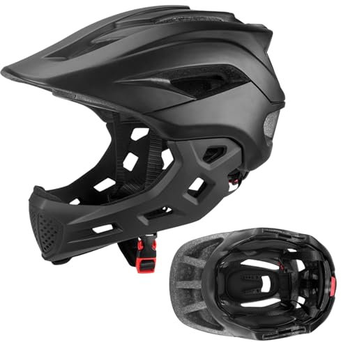 Kinder Vollvisierhelm - Stylischer Skateboard Helm Für & Mädchen | Atmungsaktiver Kopfschutz Für Skateboard, Skaten Und Fahrrad Sicherheitszubehör