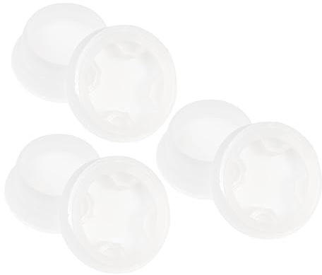 MAGICLULU 6pcs Drum Bung Caps Drum Sealing Bung Caps for Oil Barrels Plastic Seal Lids Useful for in Bbq Storage Scenario
