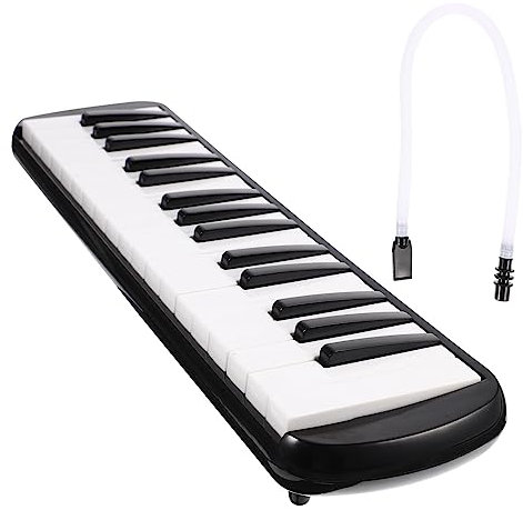 TOGEVAL 32-tasten Melodica Blasinstrument für Kinder und Erwachsene Professionelles Musikspielzeug aus Robustem Material Inkl Mundstück Melodica für Anfänger Musikalische Bildung