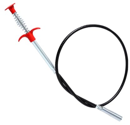 HONITANO Outil De Ramassage Flexible à Griffes En Acier Inoxydable 160 Cm Réutilisable Outil De Nettoyage Pour Canalisations La Cuisine, Salle De Bain Usage Domestique