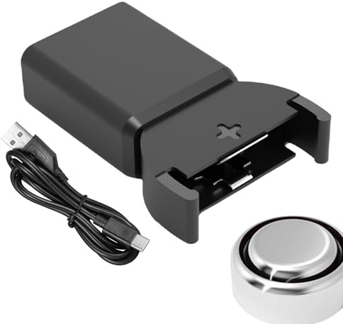 Button Battery Charger | USB Coin Battery Charger with LED Light | Universal Charger for Rechargeable Button Battery | Coin Button Battery Charger for