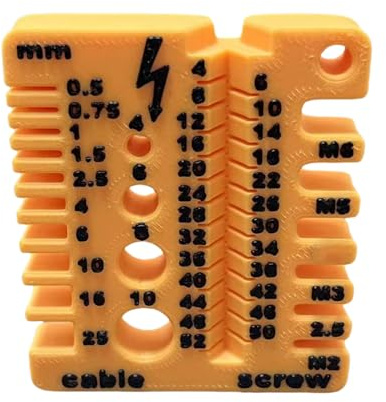 Lightweight Measuring Gauge for Small Parts Electrical Repair Home Maintenance Screw Measurement Tool Precisions Screw Measuring Tool