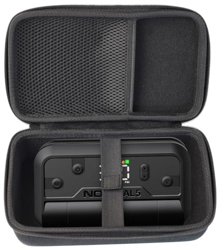 Maoershan Custodia rigida per il trasporto compatibile con NOCO Air AL5 UltraFast 5A Cordless Gonfiatore per pneumatici portatile alimentato a batteria (solo custodia)