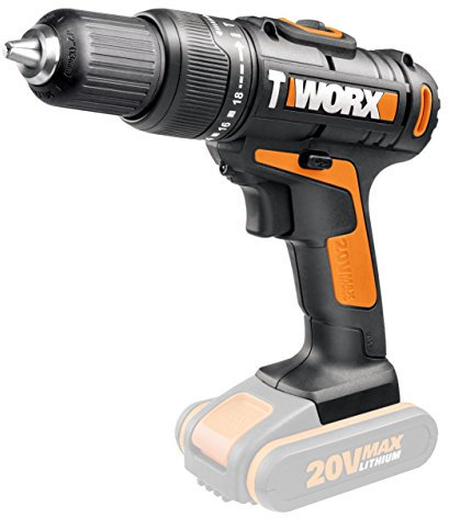 WORX WX386.9 18V (20V Max) Cordless Hammer Drill - Body Only