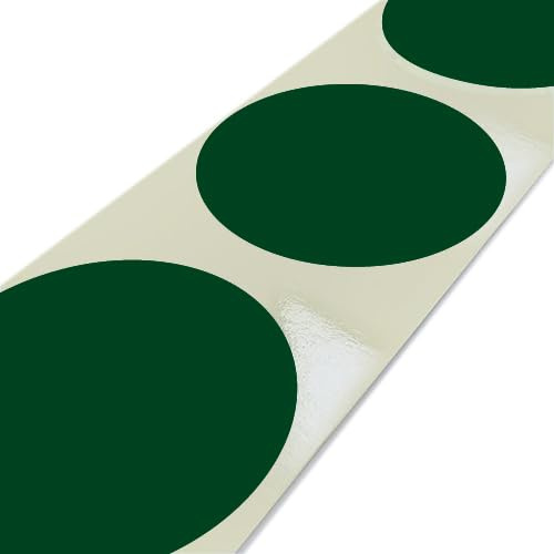 Print&Stick | Bunte Markierungsklebepunkte Ø 30 mm - 1000 Stück - Grün HKS54