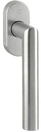 Hoppe Fenstergriff Amsterdam E0400/U30 7/43 mm Edelstahl matt F69 Fensterolive