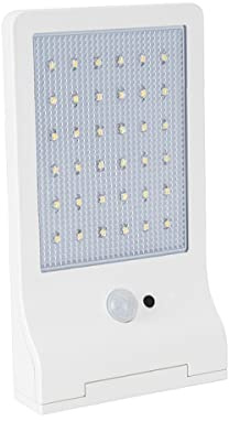 Lampe LED Solaire ASLO 3W 370 Lumens LI ION 6000K Applique Blanc exterieure avec detecteur de mouvement