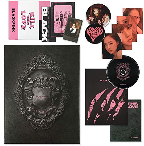 Kill This Love [ BLACK Ver. ] - BLACKPINK 2nd Mini Album + 2 Pin Badges