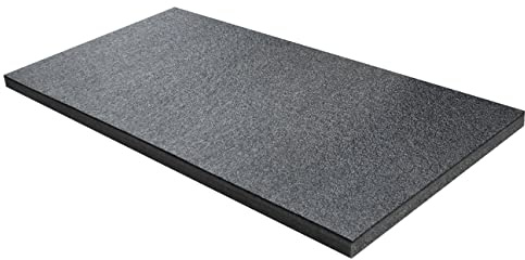 Shadow Foam Medium Schaumstoffplatte für Werkzeugkasten-Organisation – 1000 x 500 mm – Schneiden und Abziehen Schaumstoff für Werkzeugkästen und Werkzeugaufbewahrungssysteme – Schwarz (30 mm Stärke)